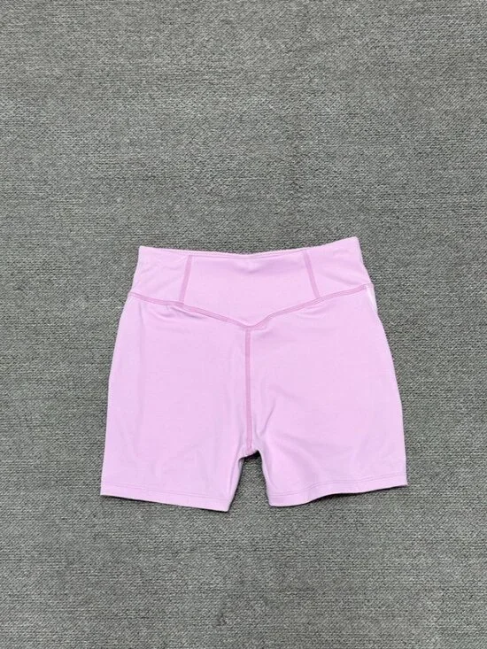 Women's Alo Pink Athletic Yoga Set — Top and Shorts M - Picture 2 of 5